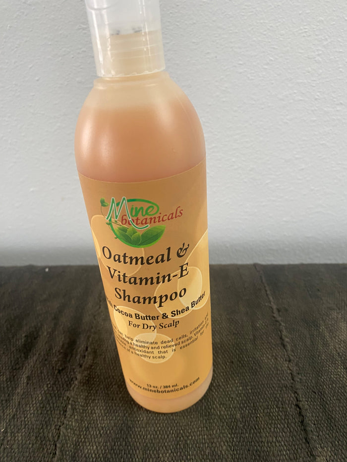 Oatmeal & Vitamin-E Shampoo with Cocoa Butter & Shea Butter for Dry Scalp
