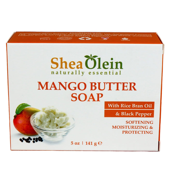Mango Butter Soap With Rice Bran Oil & Black Pepper