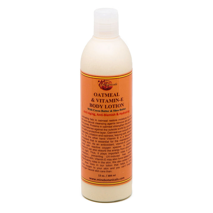 Oatmeal & Vitamin-E Body Lotion - With Cocoa Butter & Shea Butter