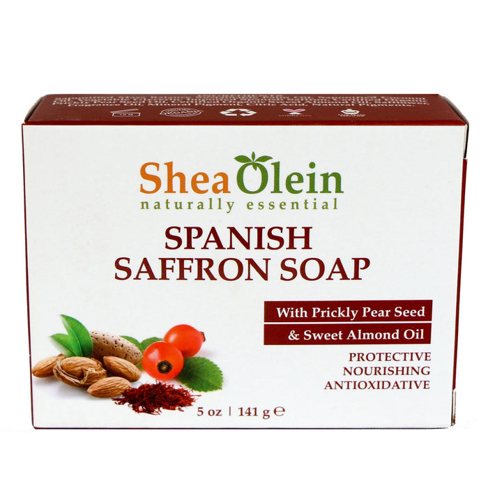 Spanish Saffron Soap With Prickly Pear Seed & Sweet Almond Oil